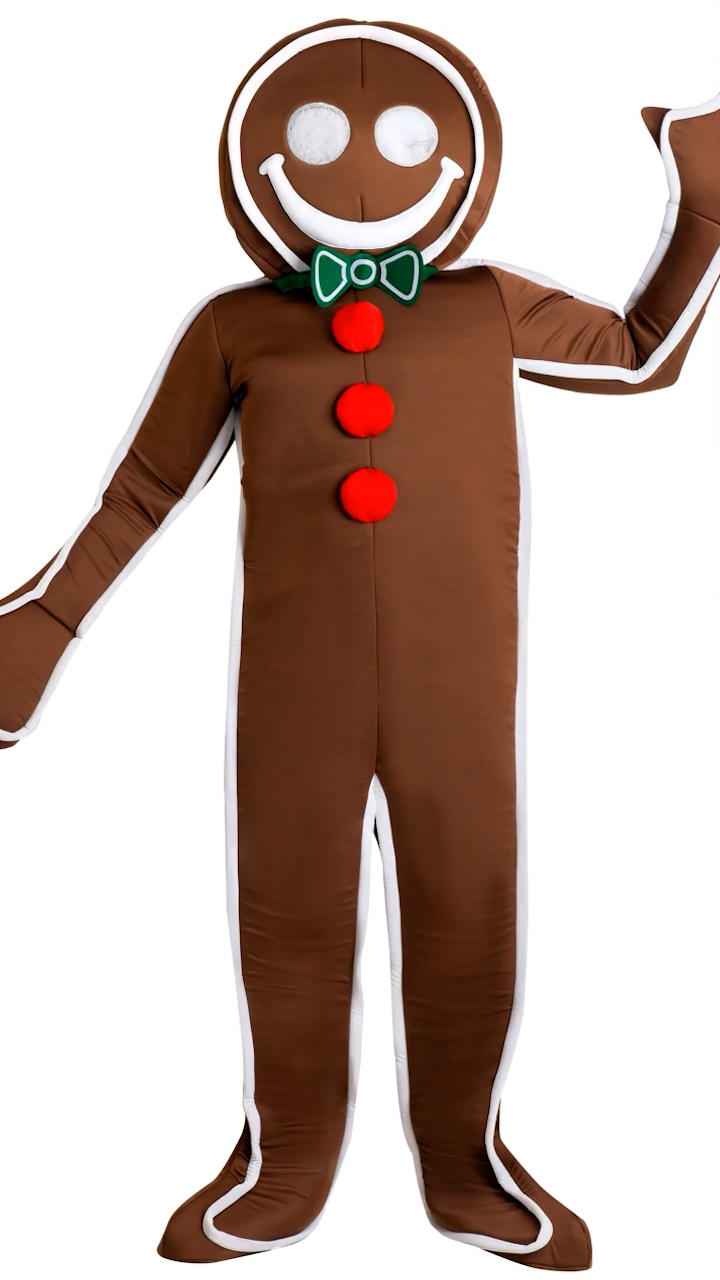 FUN6484AD Ai Mens Iced Gingerbread Man